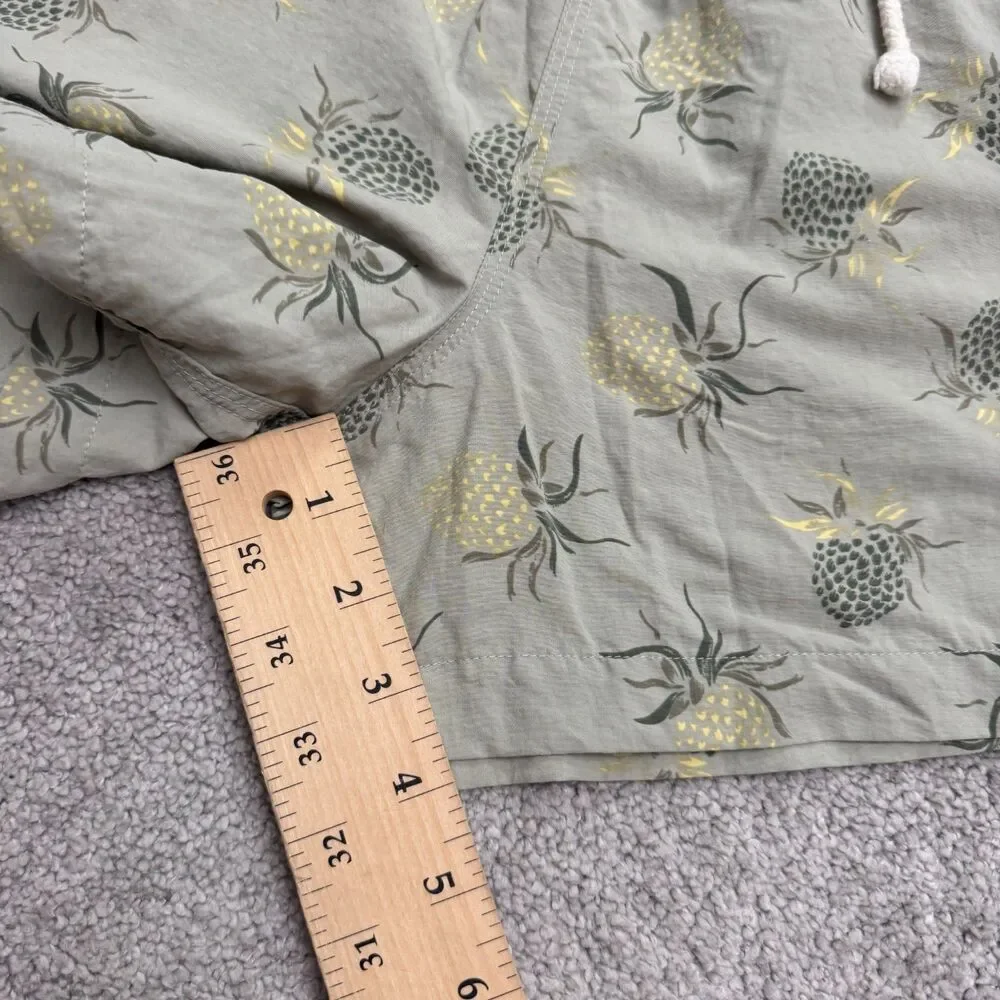 Tommy Bahama Vintage Y2K Board Shorts Swim Trunks Mens Medium Gray Pineapple